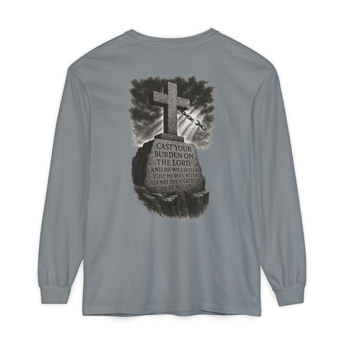 Cast Your Burden On The Lord Long Sleeve