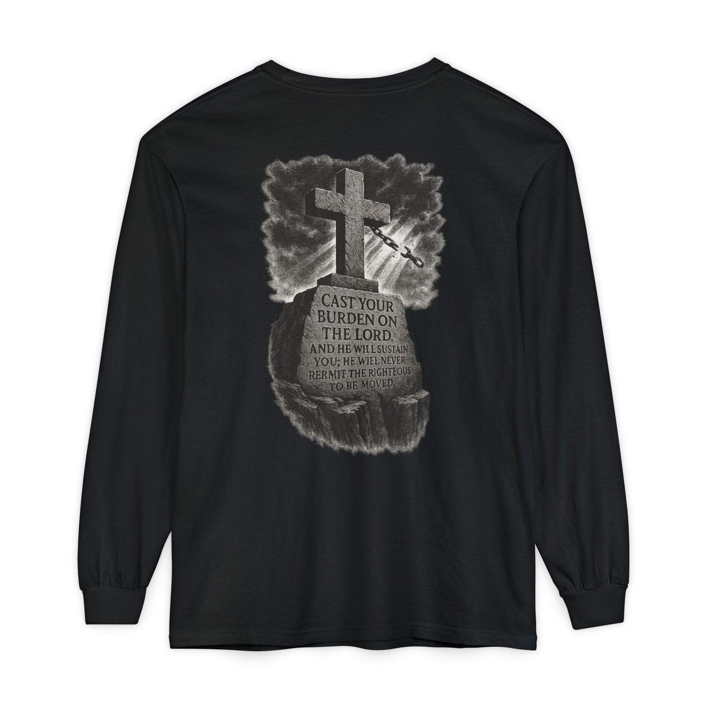 Cast Your Burden On The Lord Long Sleeve