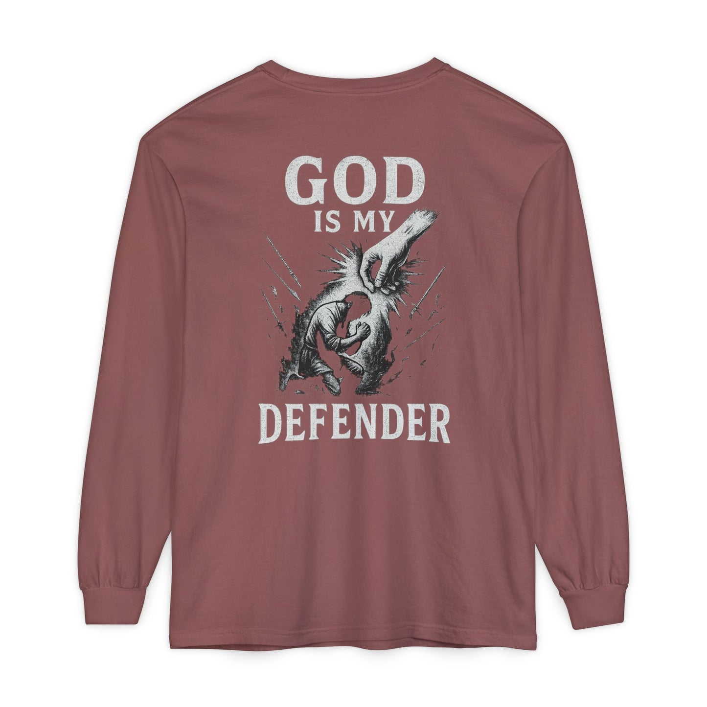 God is My Defender Long Sleeve