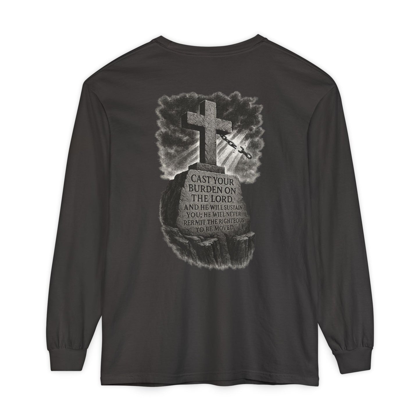 Cast Your Burden On The Lord Long Sleeve