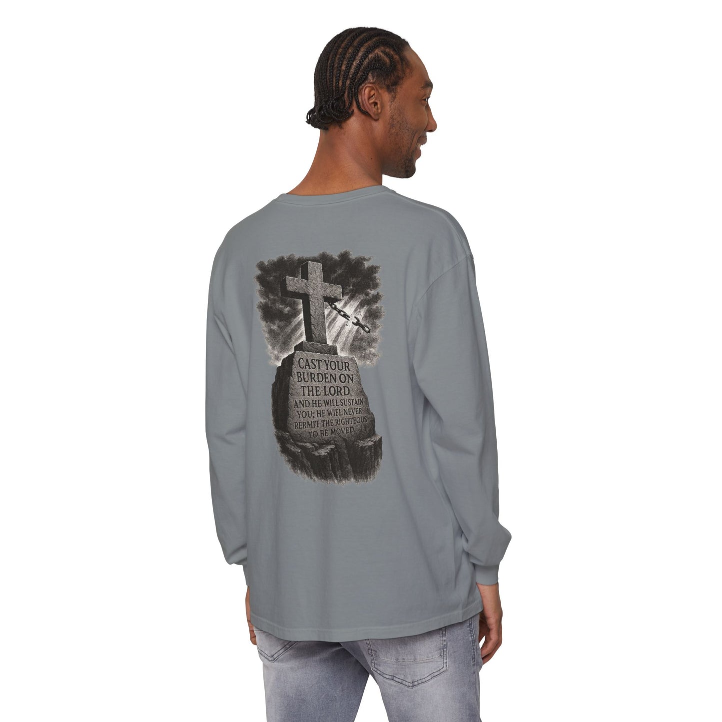 Cast Your Burden On The Lord Long Sleeve