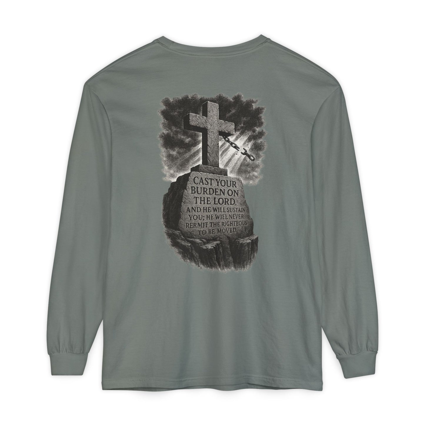 Cast Your Burden On The Lord Long Sleeve