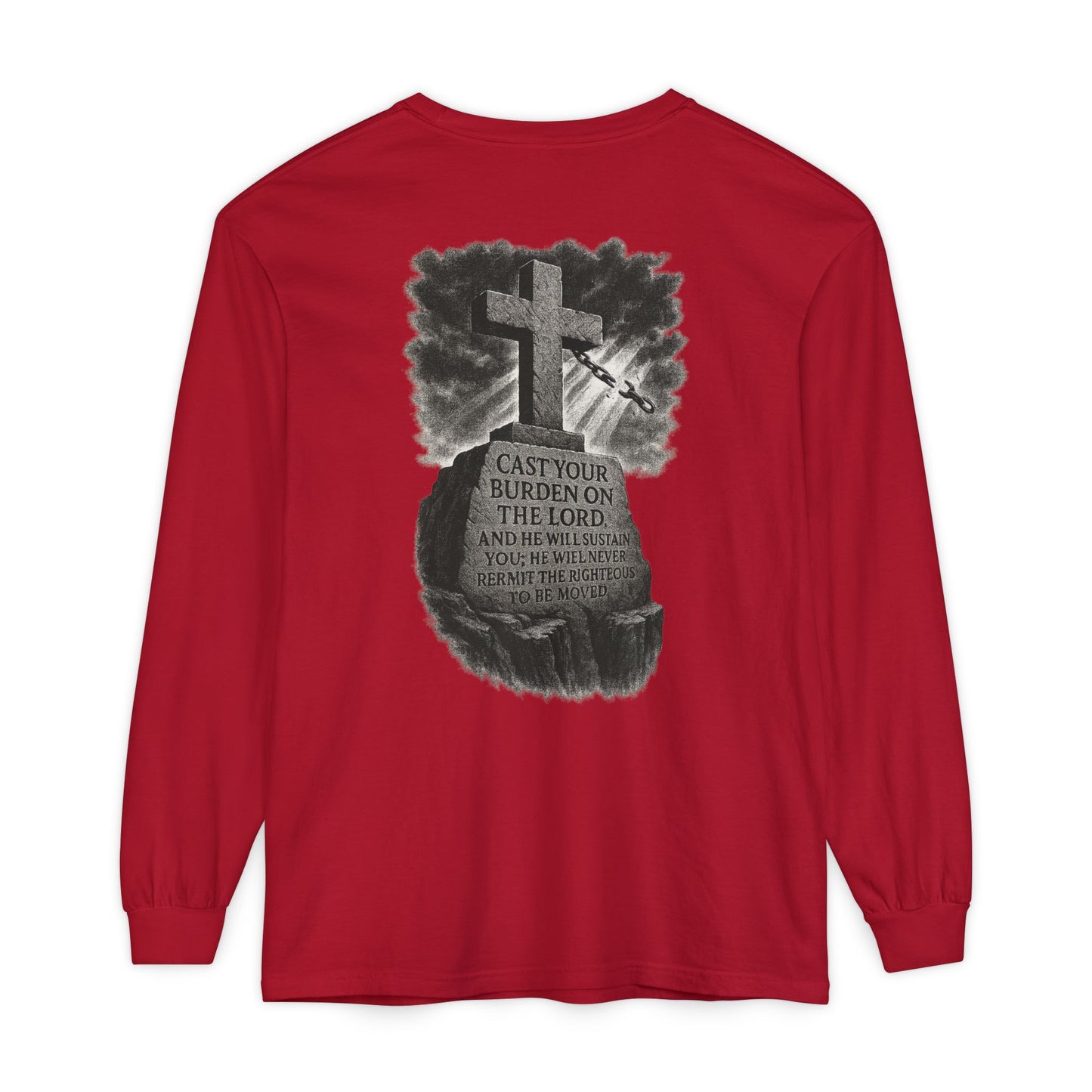 Cast Your Burden On The Lord Long Sleeve