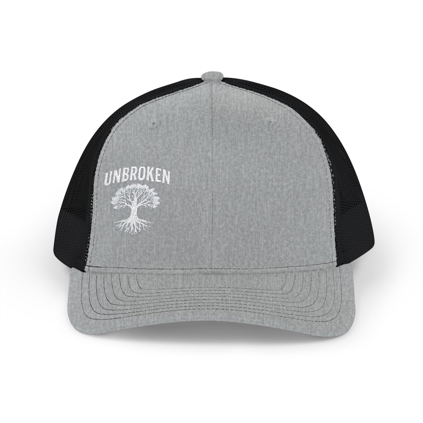 Unbroken Embroidered Snapback Trucker Cap