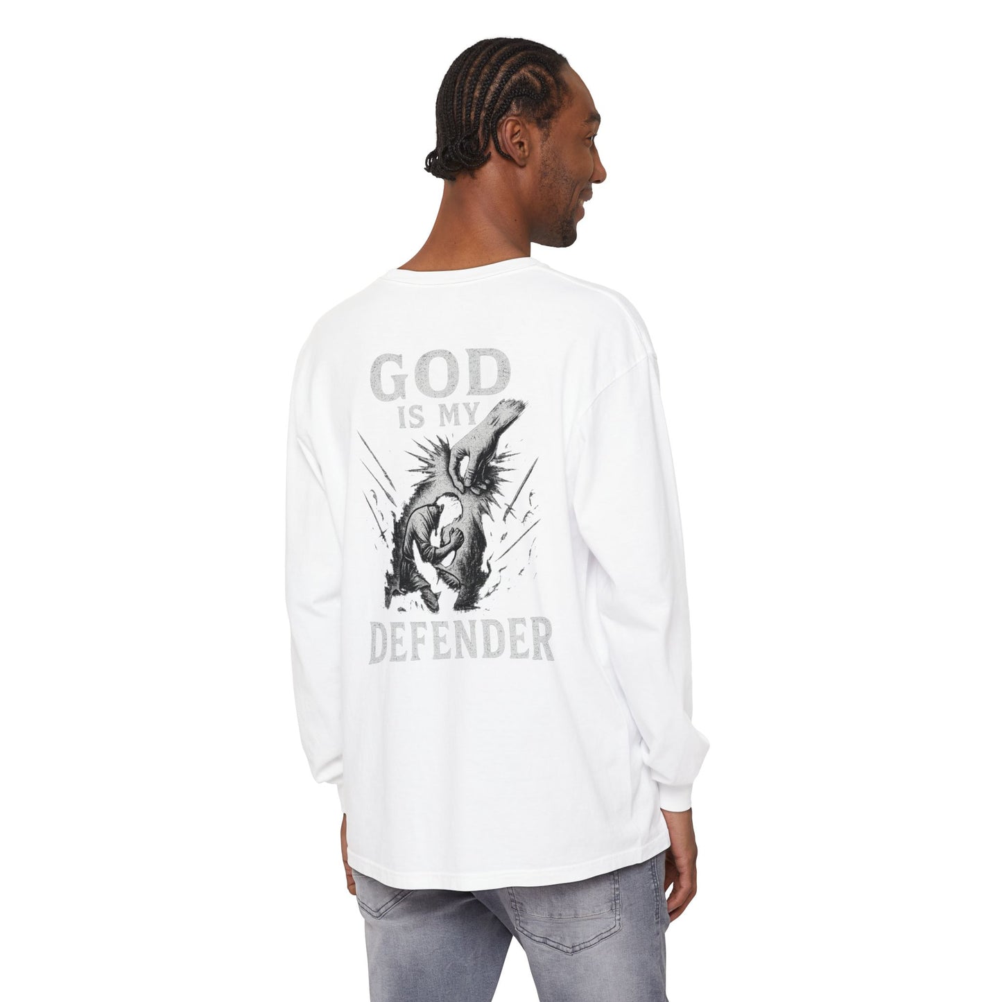 God is My Defender Long Sleeve