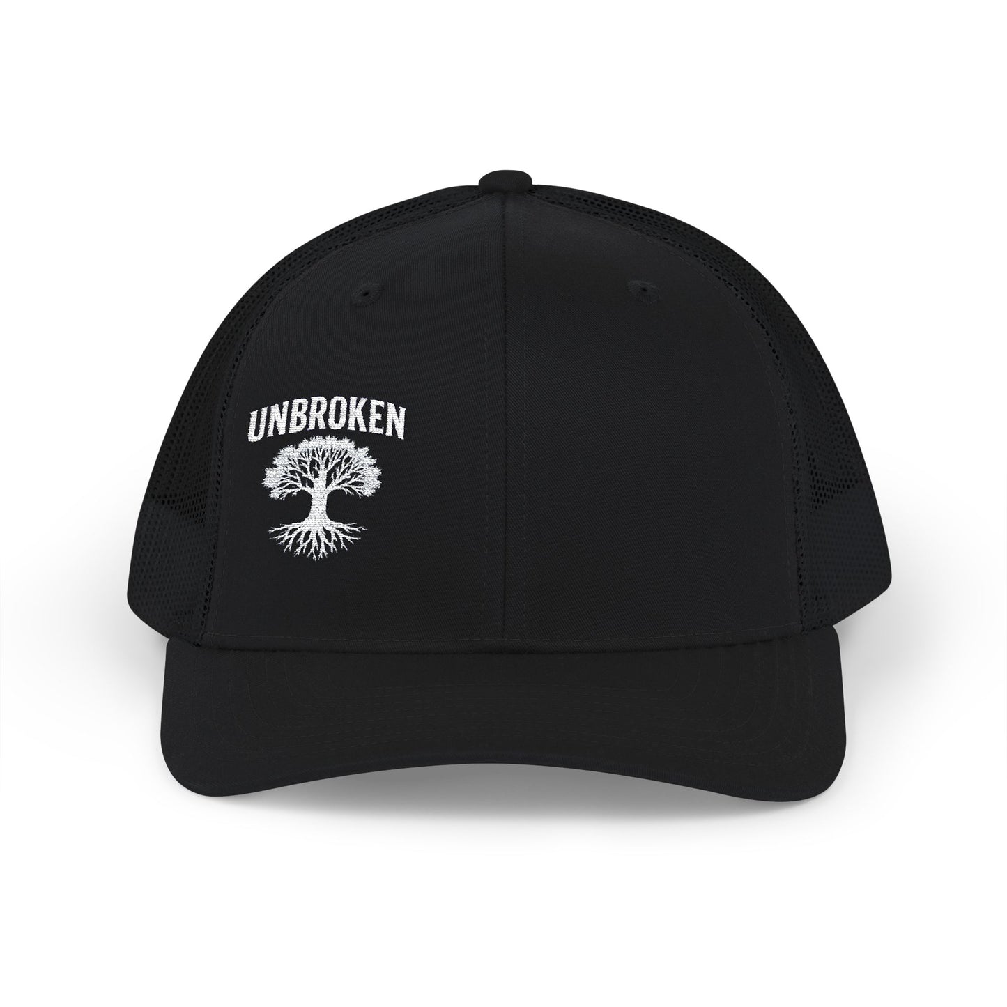 Unbroken Embroidered Snapback Trucker Cap
