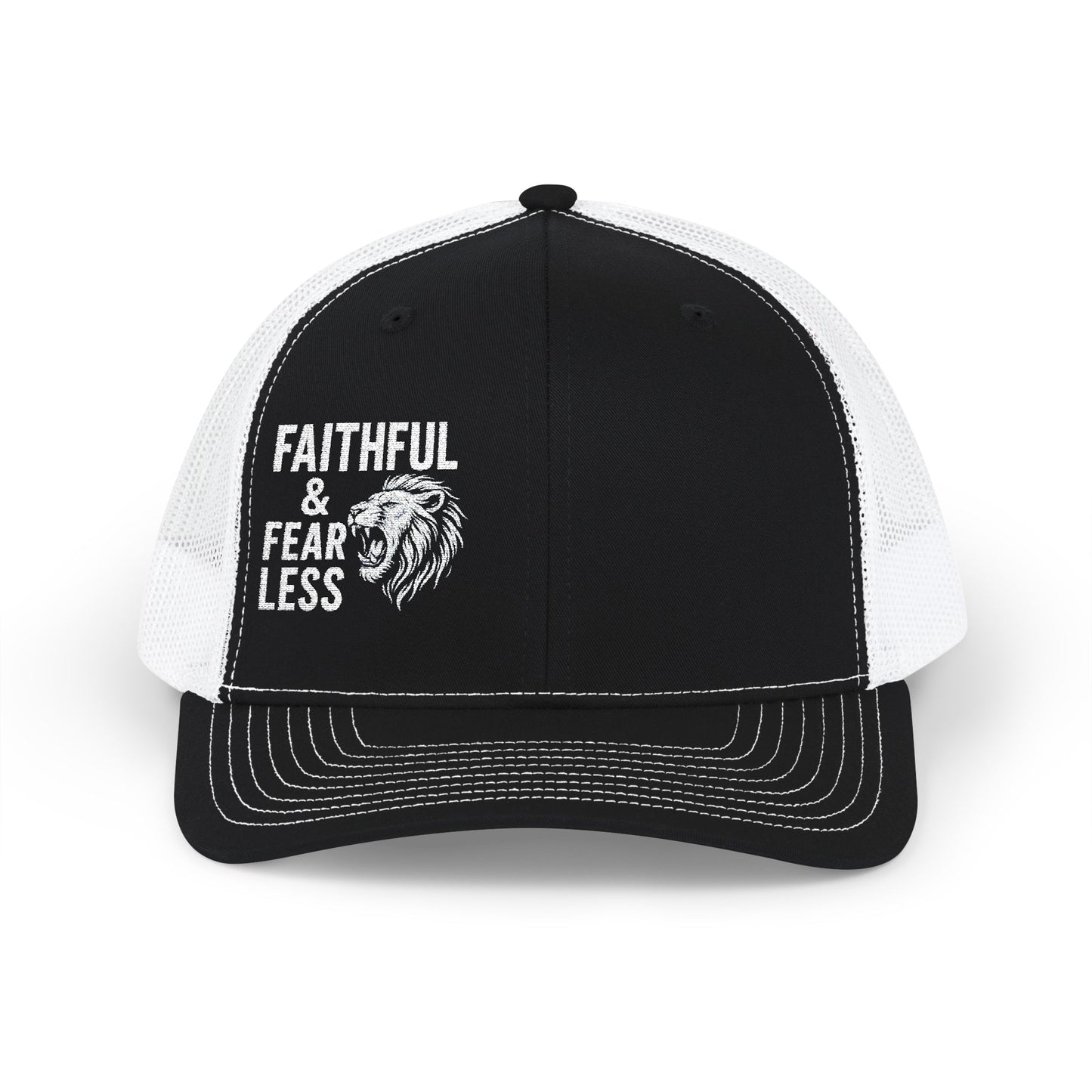 Faithful & Fearless Snapback Trucker Cap