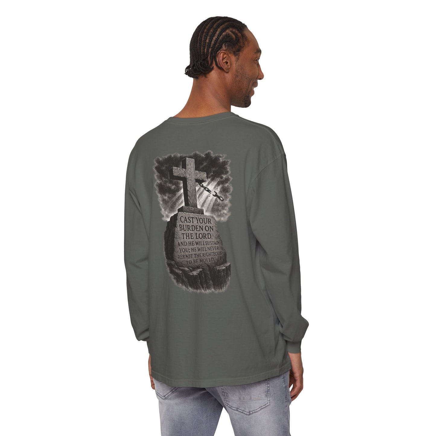 Cast Your Burden On The Lord Long Sleeve