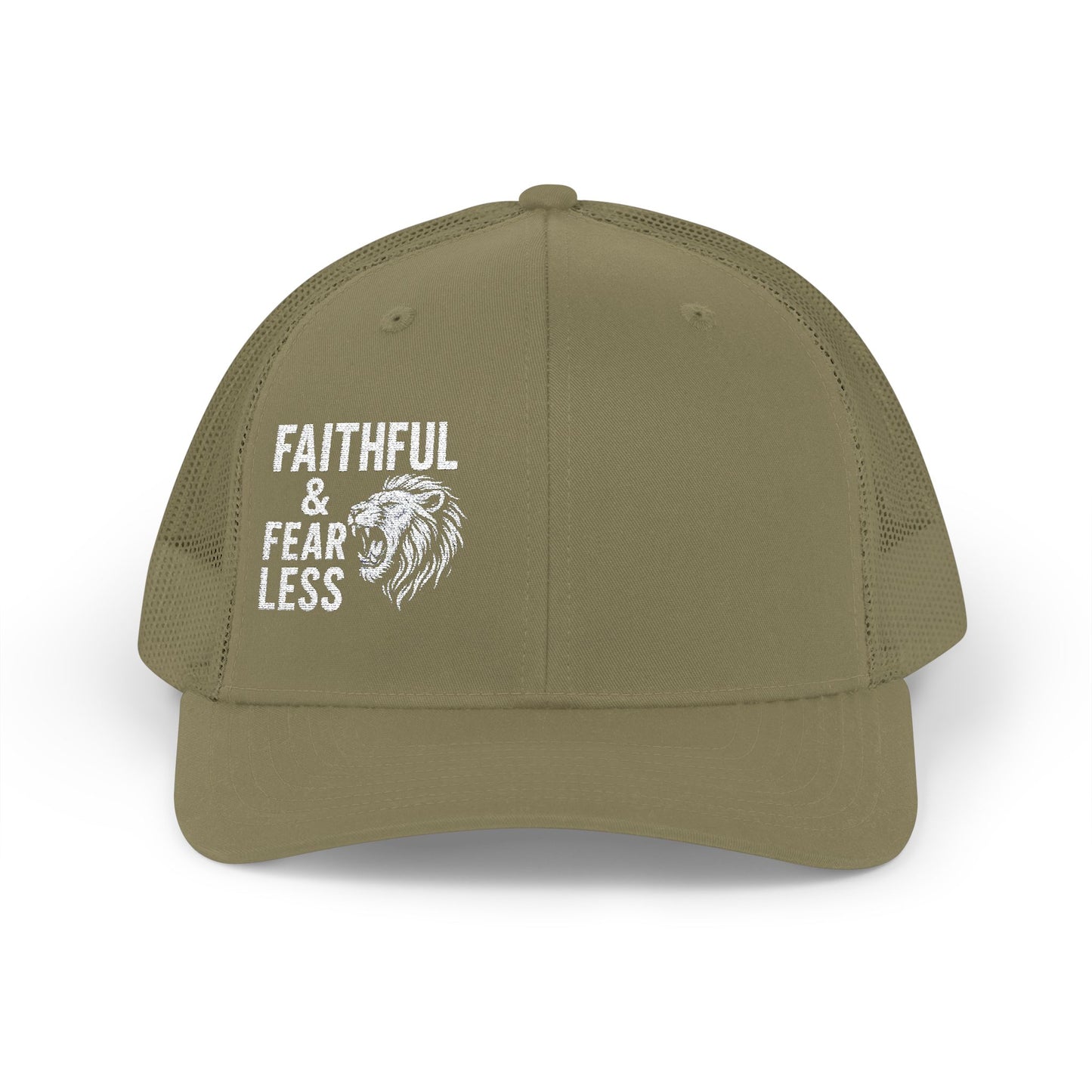 Faithful & Fearless Snapback Trucker Cap