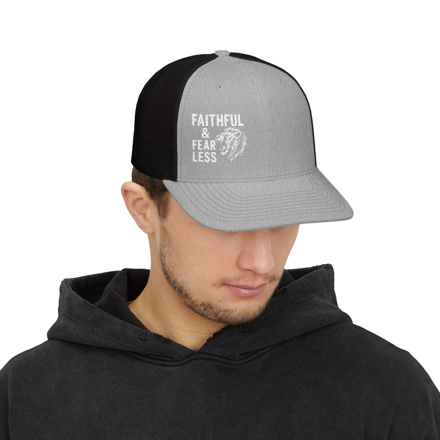 Faithful & Fearless Snapback Trucker Cap