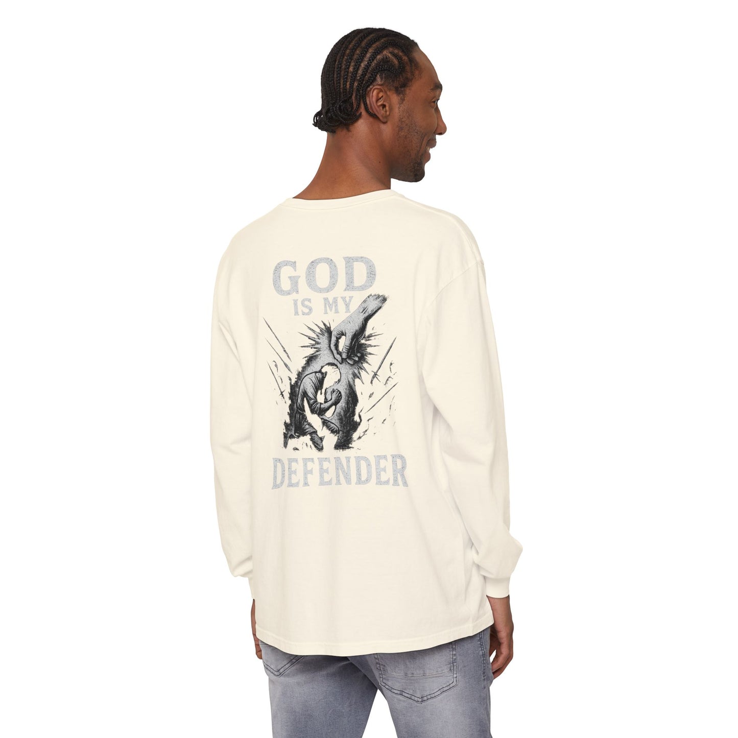 God is My Defender Long Sleeve