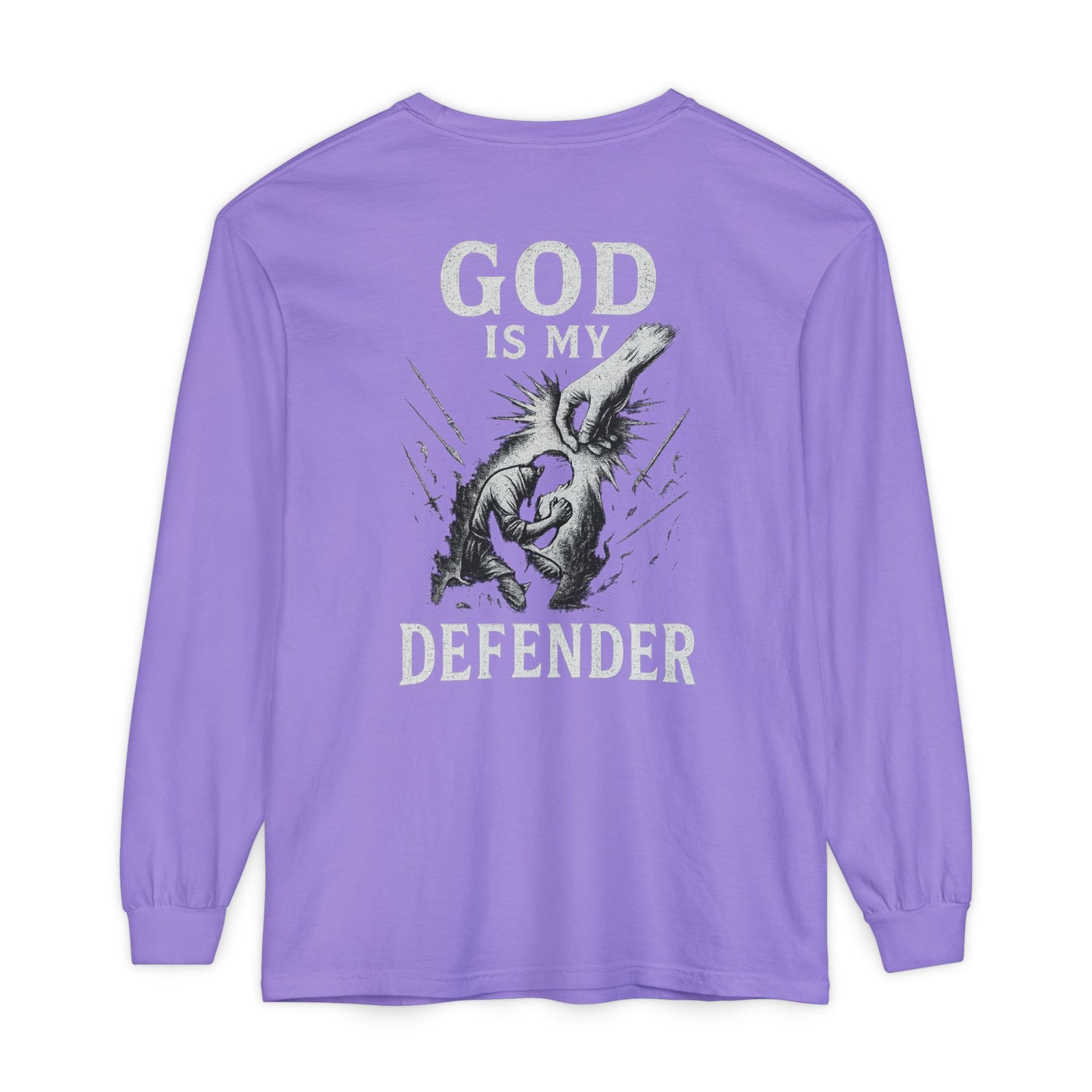 God is My Defender Long Sleeve