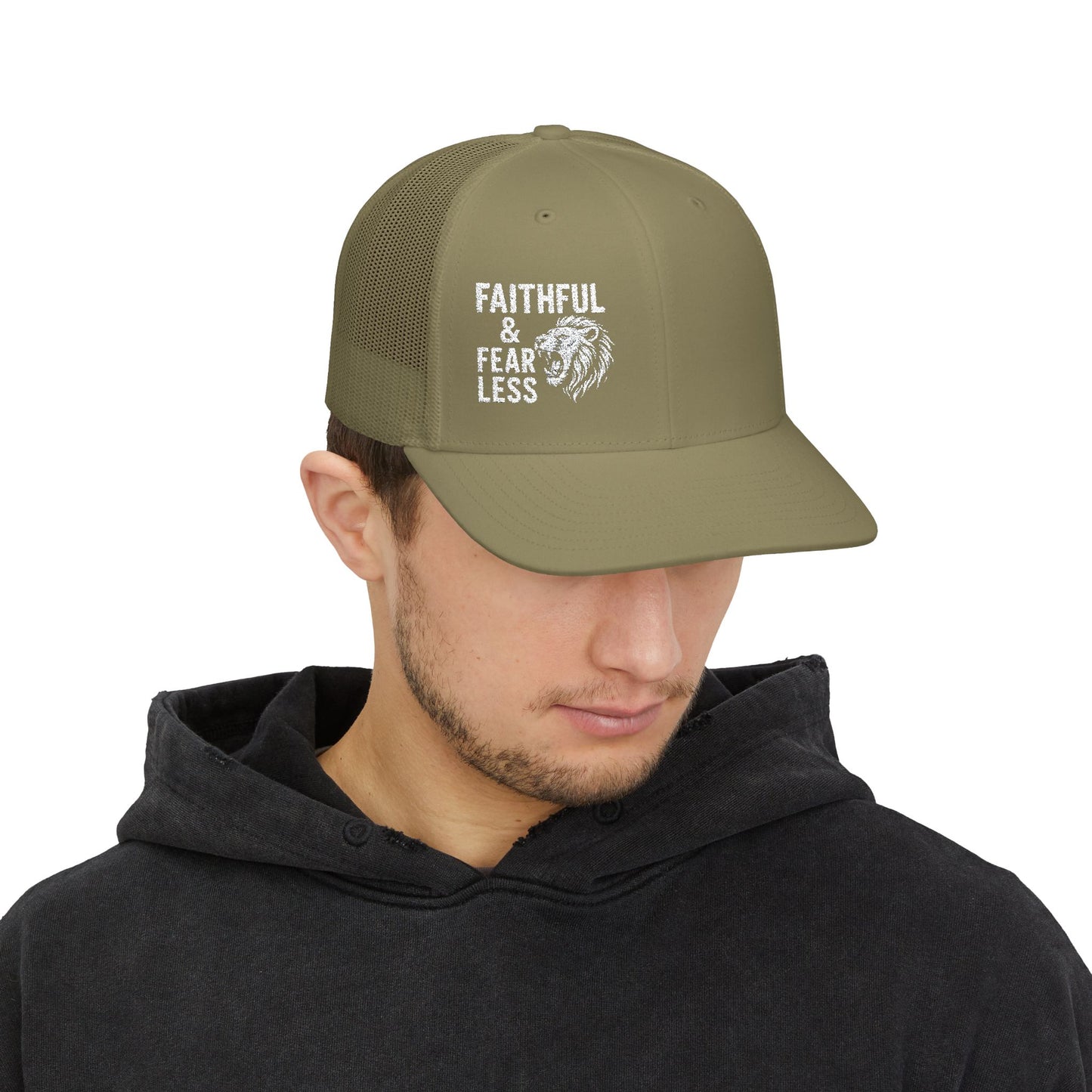 Faithful & Fearless Snapback Trucker Cap