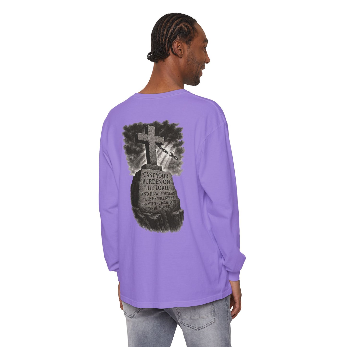 Cast Your Burden On The Lord Long Sleeve