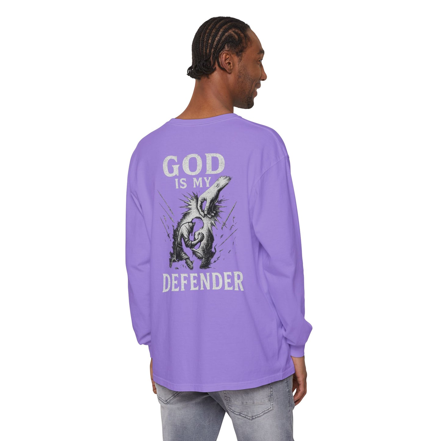 God is My Defender Long Sleeve