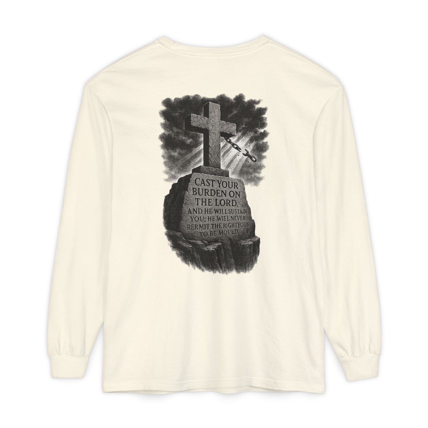 Cast Your Burden On The Lord Long Sleeve