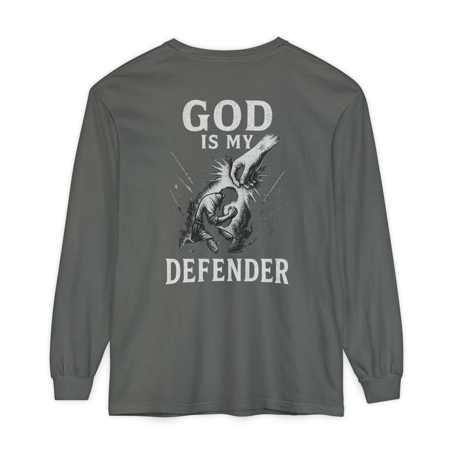 God is My Defender Long Sleeve
