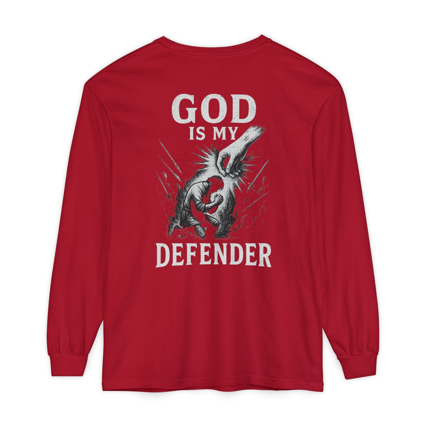 God is My Defender Long Sleeve