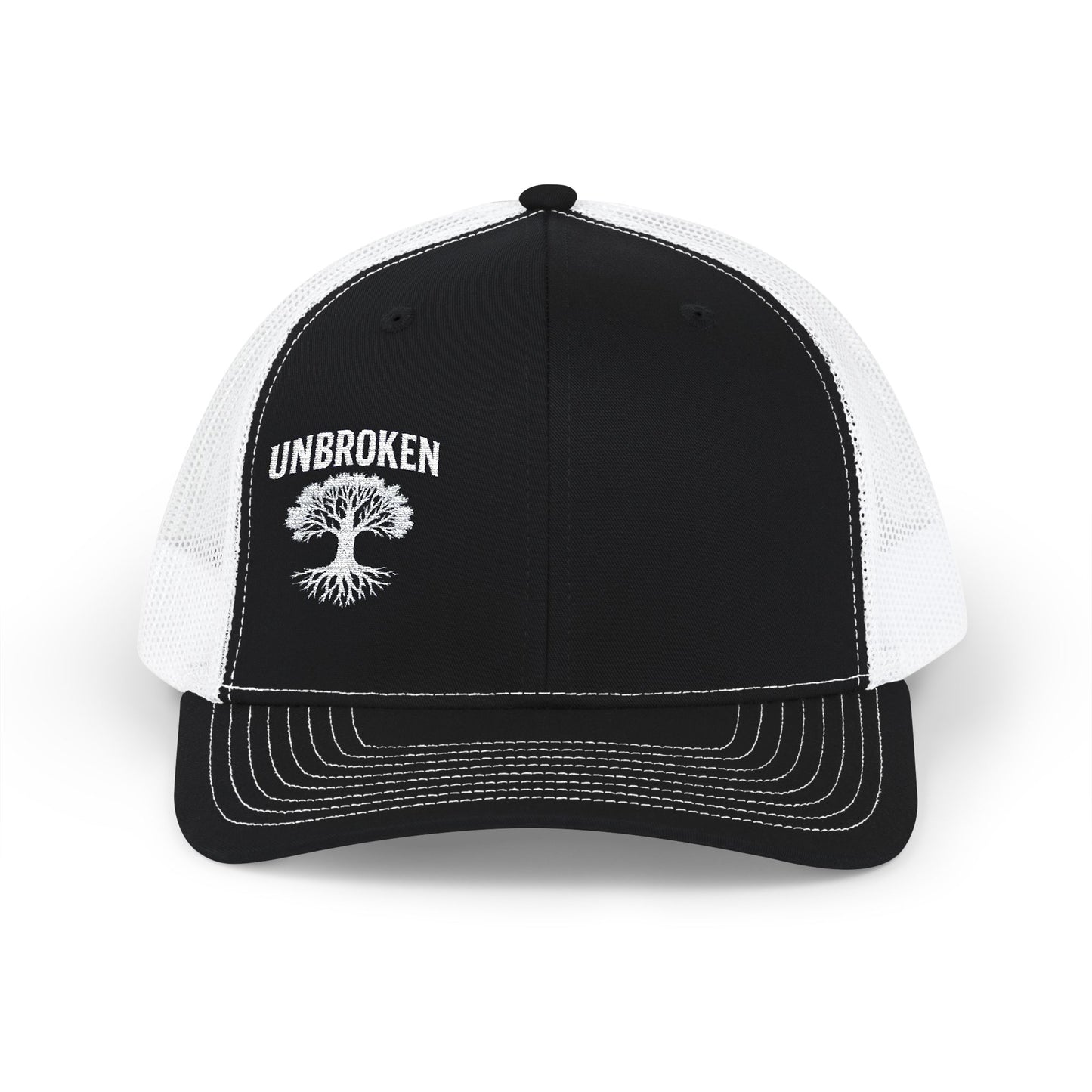 Unbroken Embroidered Snapback Trucker Cap