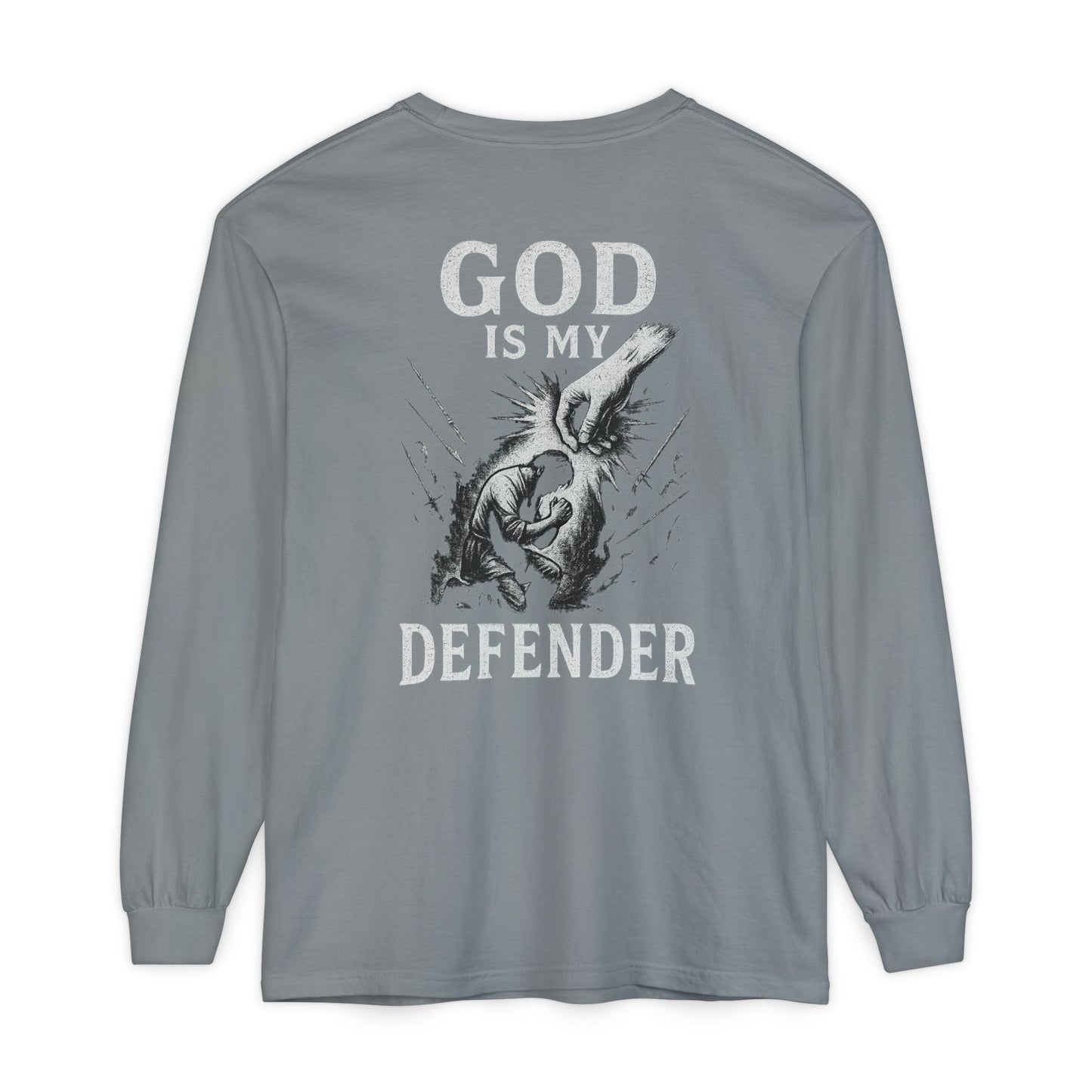 God is My Defender Long Sleeve
