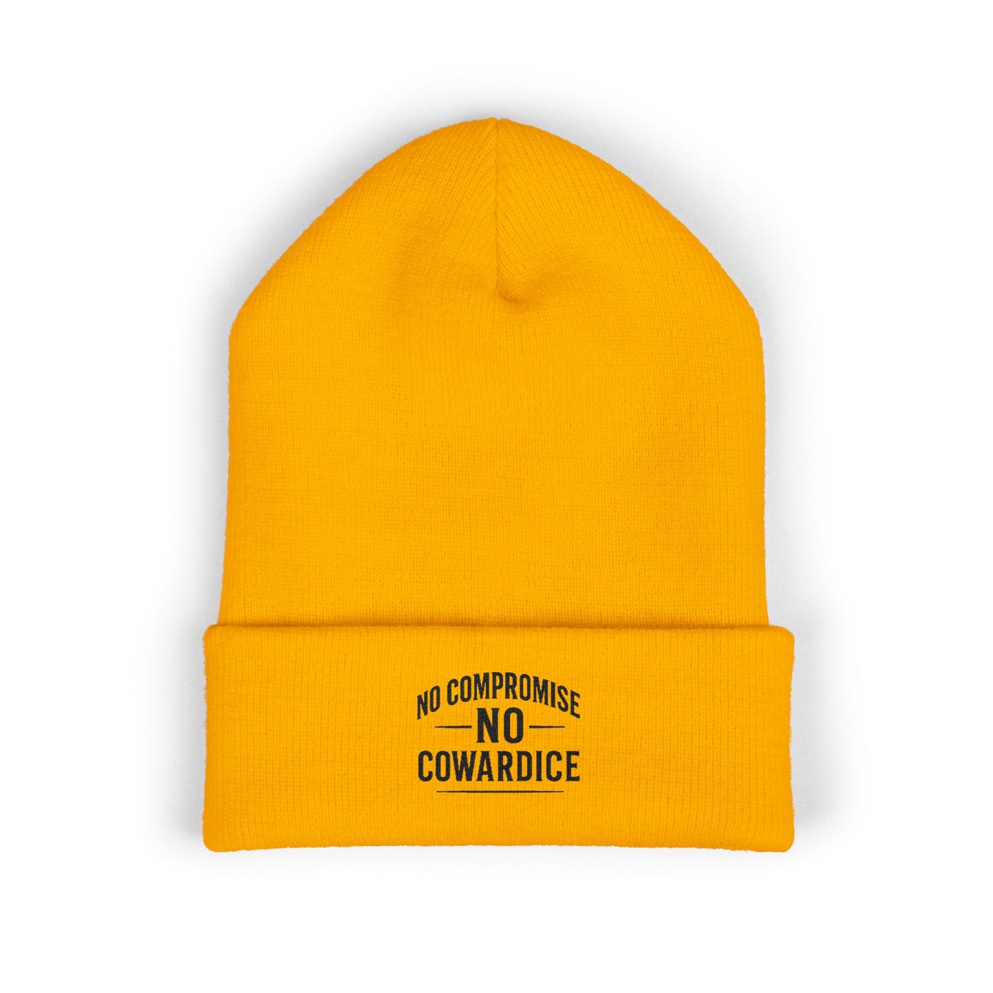 No Compromise No Cowardice Beanie