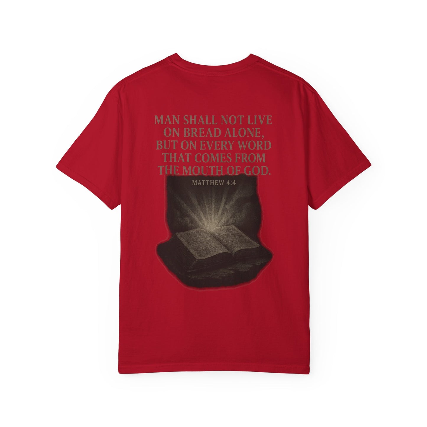 Man Shall Not Live on Bread Alone Short Sleeve