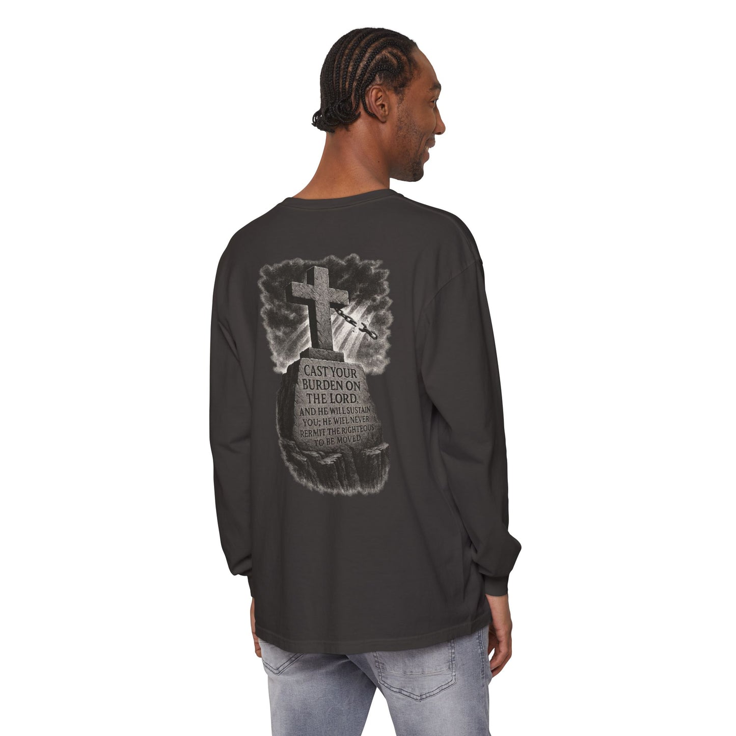 Cast Your Burden On The Lord Long Sleeve
