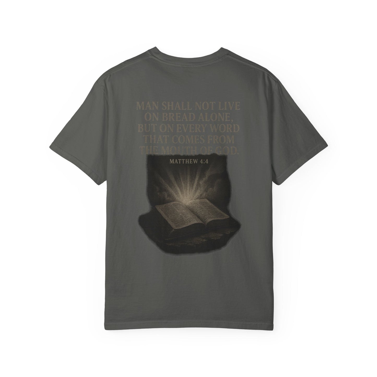 Man Shall Not Live on Bread Alone Short Sleeve
