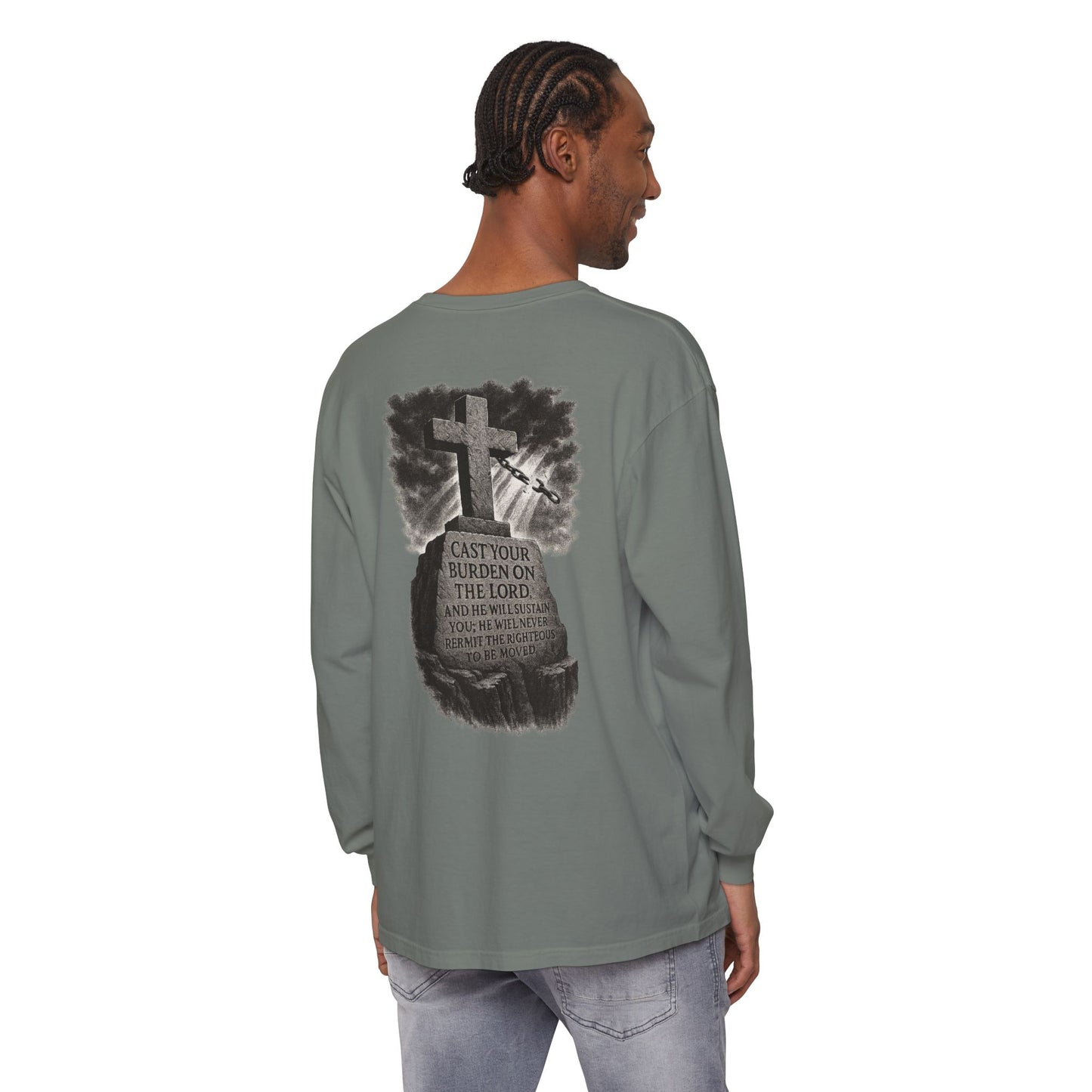 Cast Your Burden On The Lord Long Sleeve