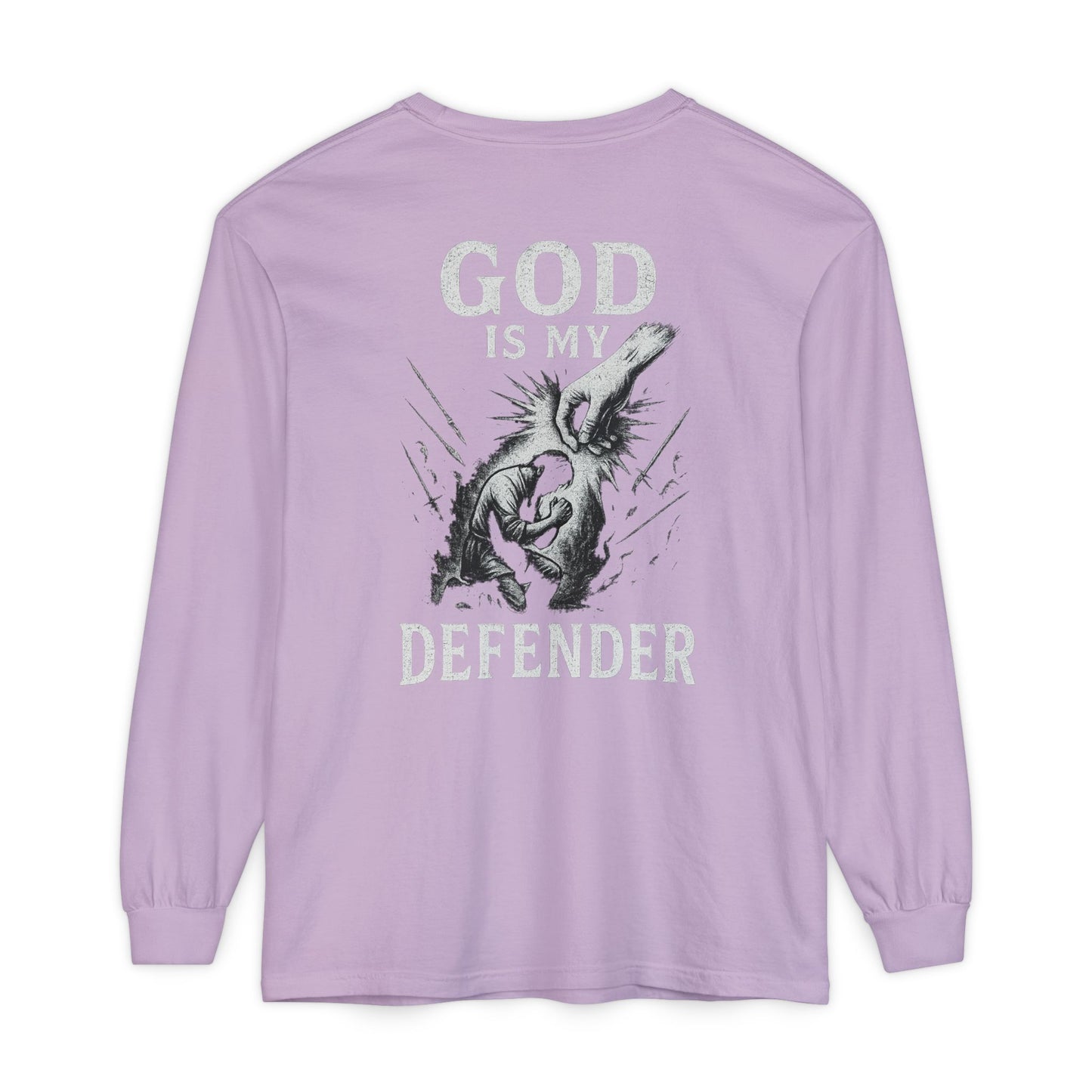 God is My Defender Long Sleeve