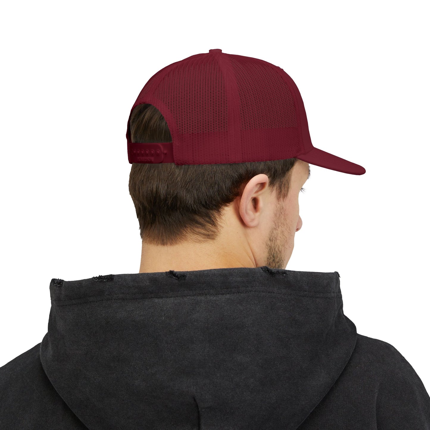 Embroidered Snapback Trucker Cap - No Compromise, No Cowardice