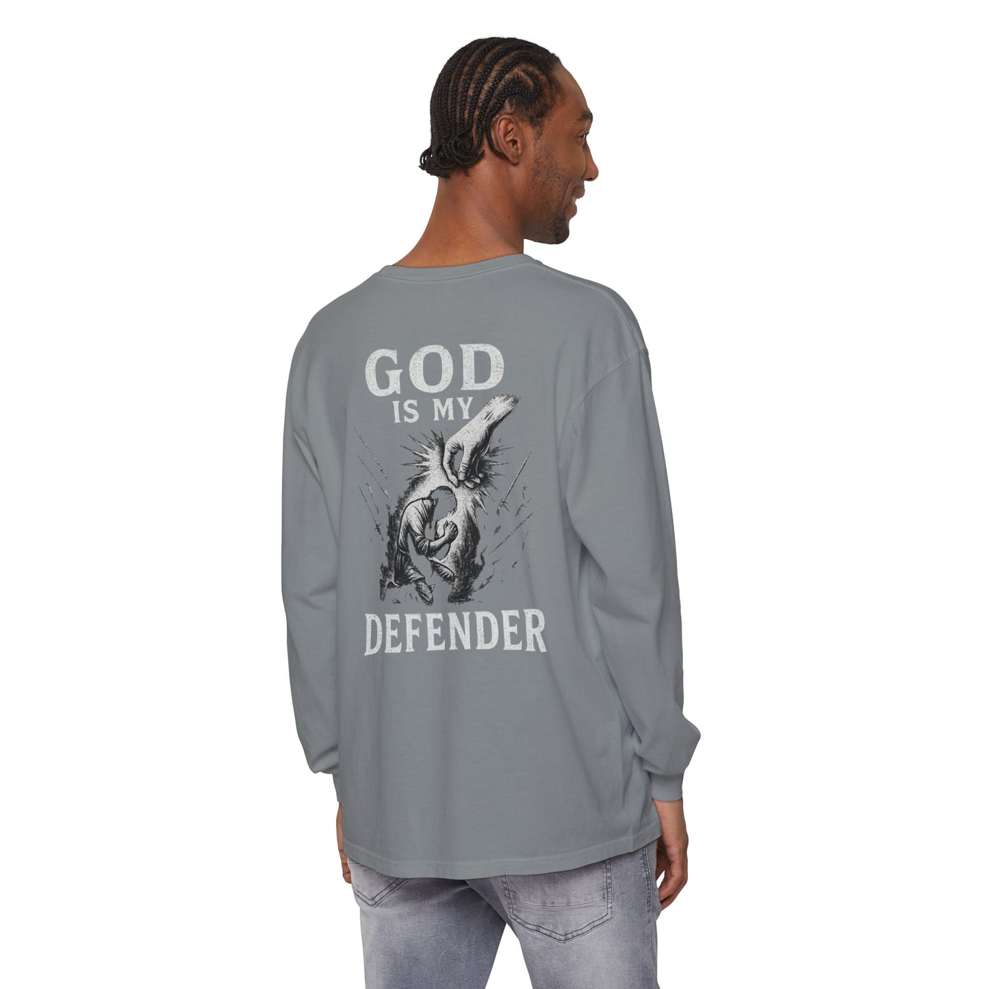 God is My Defender Long Sleeve