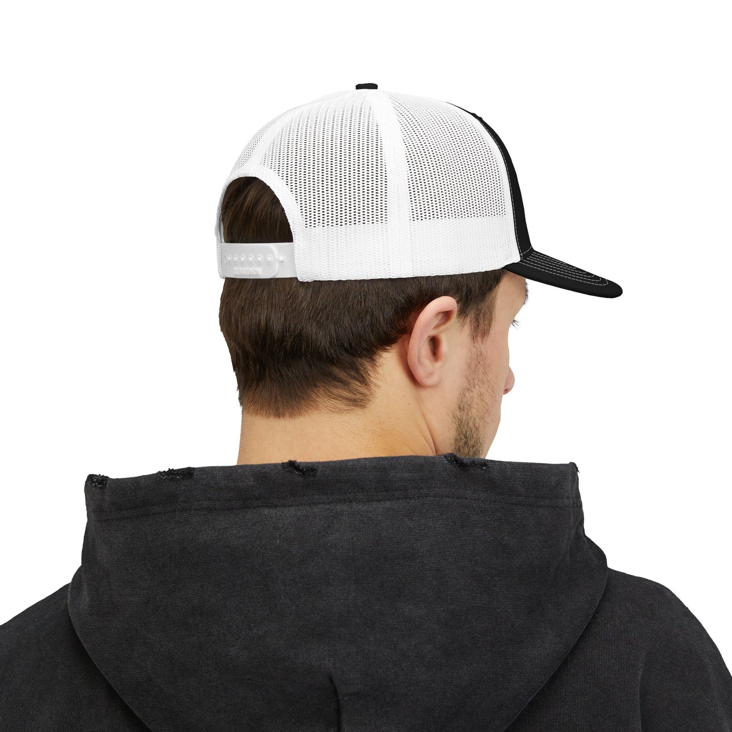 Embroidered Snapback Trucker Cap - No Compromise, No Cowardice
