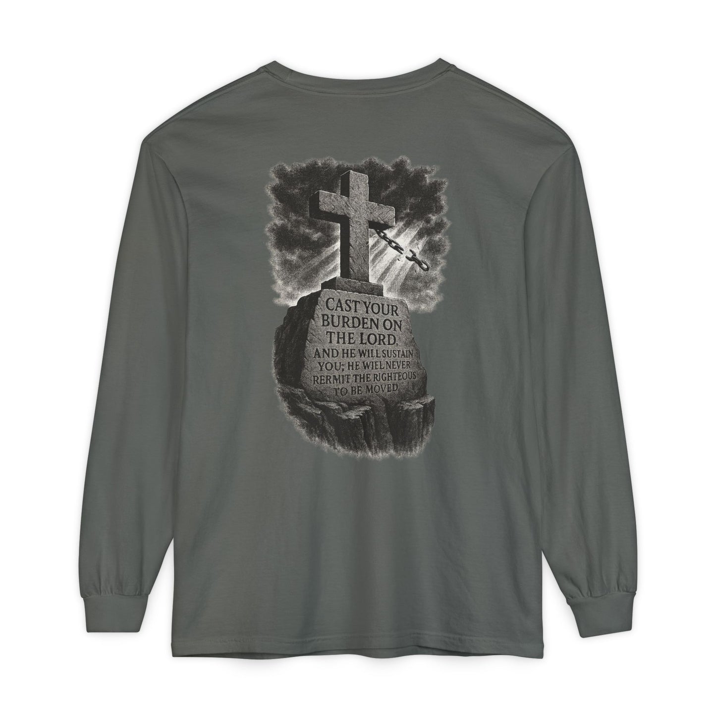 Cast Your Burden On The Lord Long Sleeve