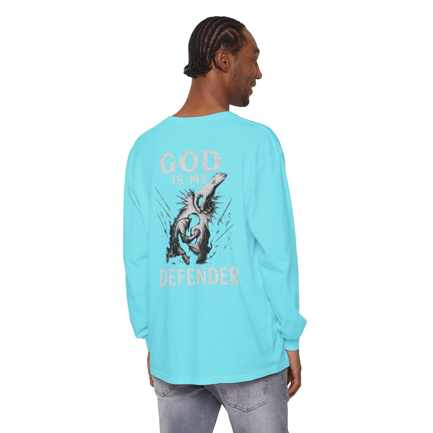 God is My Defender Long Sleeve