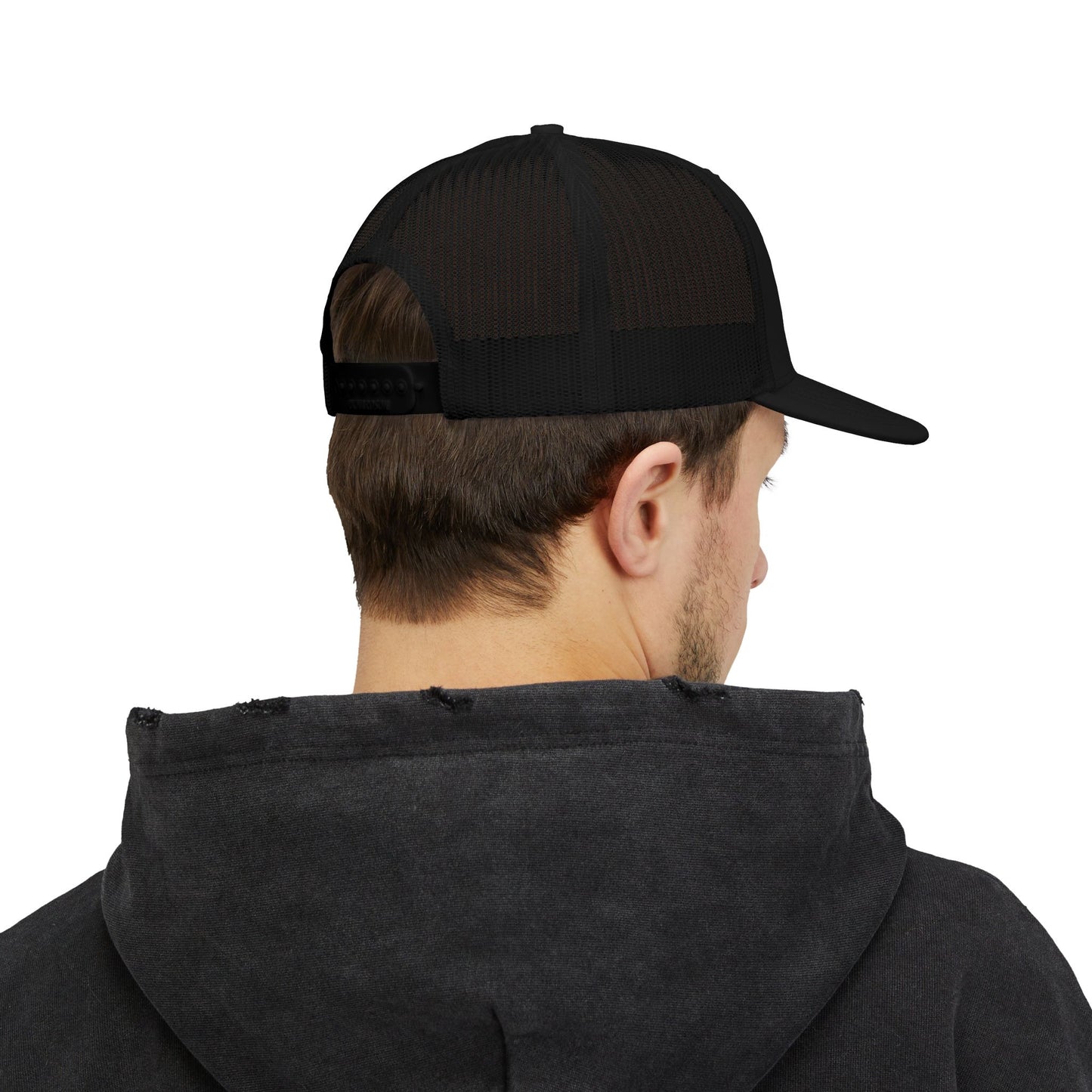 Embroidered Snapback Trucker Cap - No Compromise, No Cowardice