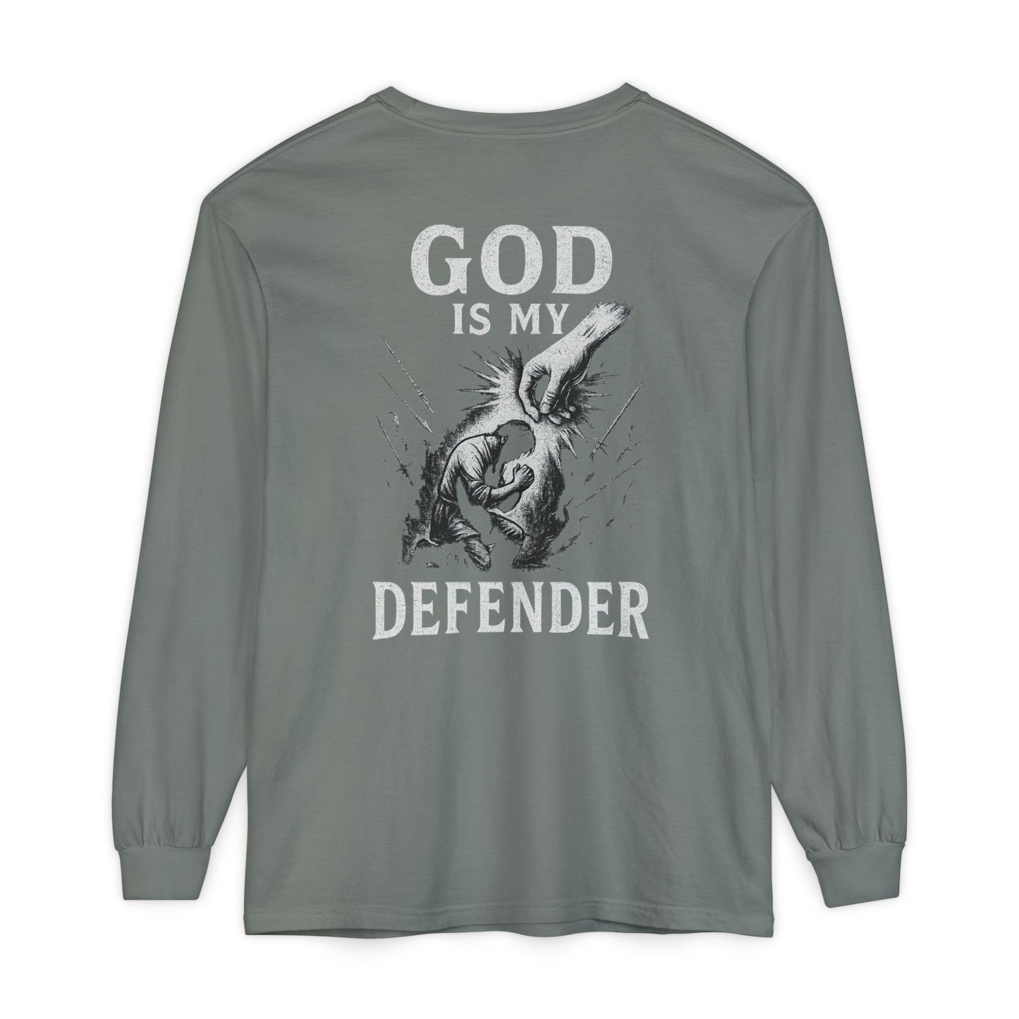 God is My Defender Long Sleeve