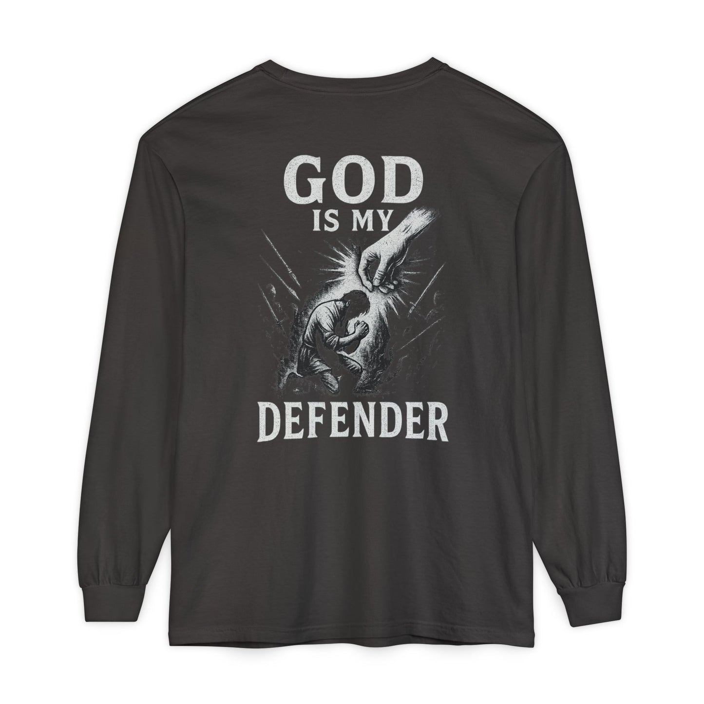 God is My Defender Long Sleeve