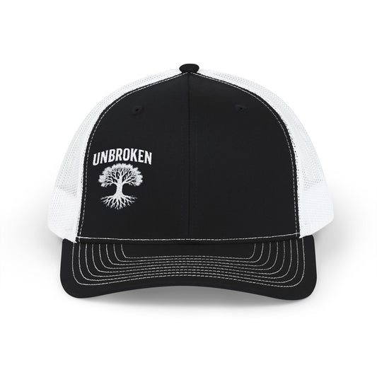 Unbroken Embroidered Snapback Trucker Cap