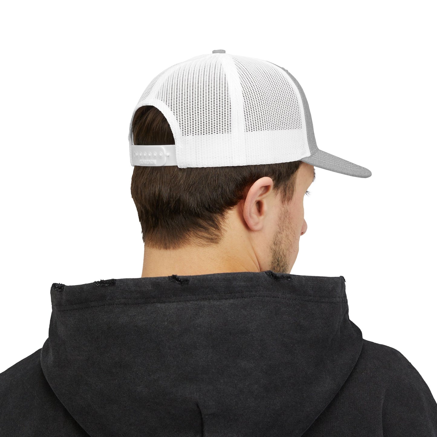 Embroidered Snapback Trucker Cap - No Compromise, No Cowardice