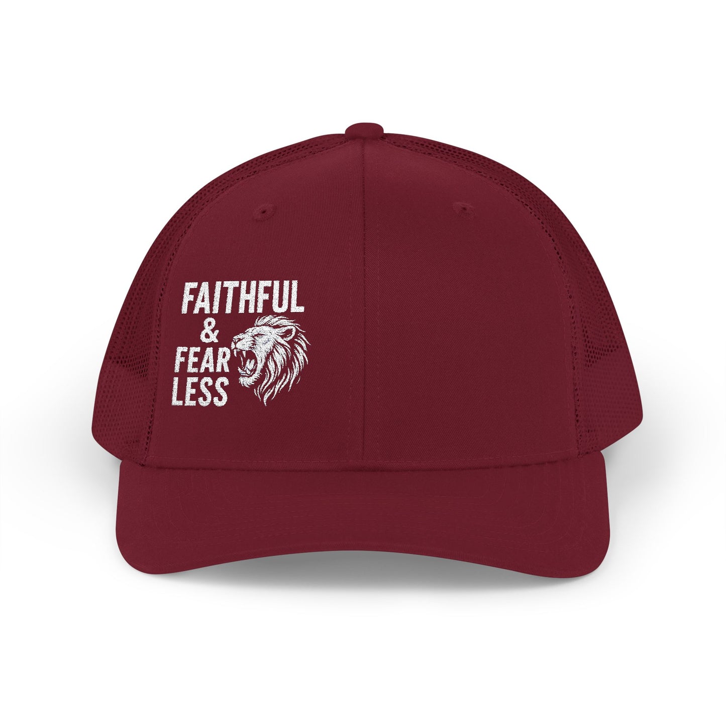 Faithful & Fearless Snapback Trucker Cap